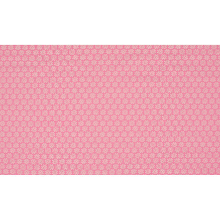 Minimals Bomuldspoplin Stof Print 212 Daisy Rose 145cm - 50cm
