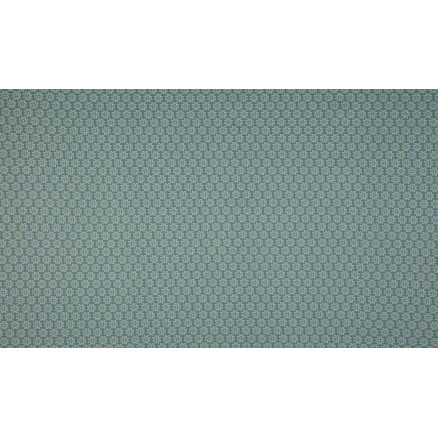 Minimals Bomuldspoplin Stof Print 223 Daisy Dusty Green 145cm - 50cm