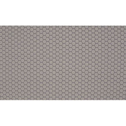Minimals Bomuldspoplin Stof Print 265 Daisy Grey 145cm - 50cm