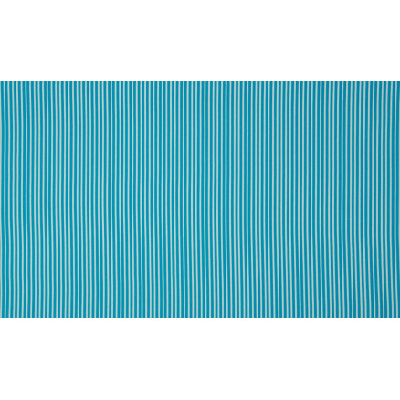 Minimals Bomuldspoplin Stof Print 304 Stripe Aqua 145cm - 50cm