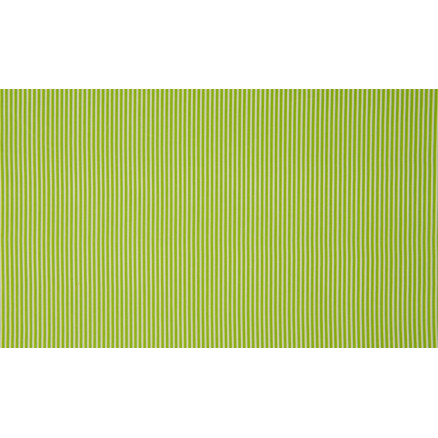 Minimals Bomuldspoplin Stof Print 324 Stripe Lime 145cm - 50cm