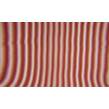 Minimals Bomuldspoplin Stof Print 337 Stripe Terra 145cm - 50cm