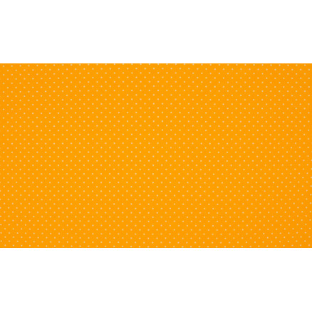 Minimals Bomuldspoplin Stof Print 431 Small Dot Yellow 145cm - 50cm