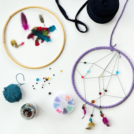 Lav din egen drømmefanger af Rito Krea - Drømmefanger DIY-Guide - 5 stk