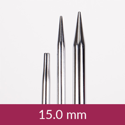 Drops Pro Classic Udskiftelige Rundpinde Messing 12cm 15,00mm / 4.5in US19