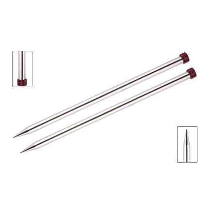 KnitPro Nova Metal Strikkepinde / Jumperpinde Metal 35cm 3,75mm