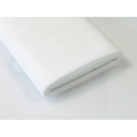Tyl Stof Nylon 71 Silke Hvid 145cm - 50cm