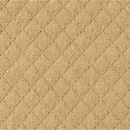 Bomuldsjersey Double Face Stof 552 Beige - 50 cm