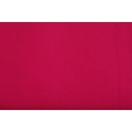 Perlebomuld Økologisk Bomuldsstof 027 Cerise 150cm - 50cm