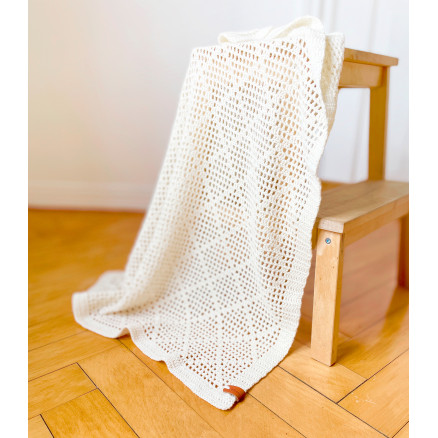 Baby Sommertæppe af Milla Billa  -  Garnpakke til Baby Sommertæppe Str. 70x100-110x110 cm