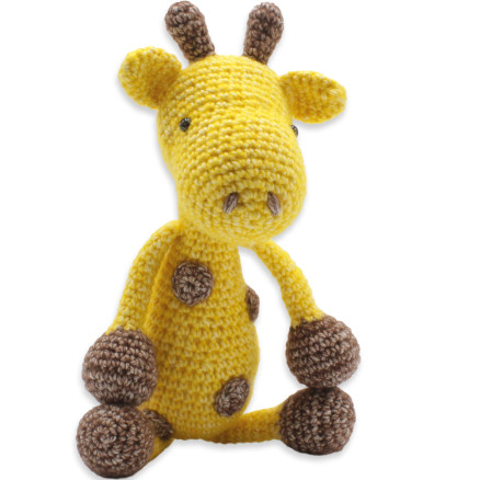 Lav selv/DIY sæt George Giraffe hækling