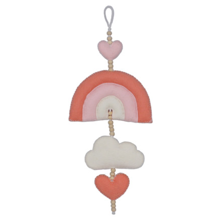 Lav selv/DIY sæt Regnbue Hanger Rosa Filt