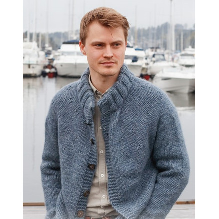 Sailor Blues by DROPS Design - Jakke Strikkeopskrift str. S-XXXL