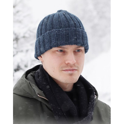 Icebound Hat by DROPS Design - Hue Strikkeopskrift str. S/M - L/XL