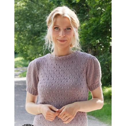 Fairy Woods Top by DROPS Design - Top Strikkeopskrift str. S - XXXL