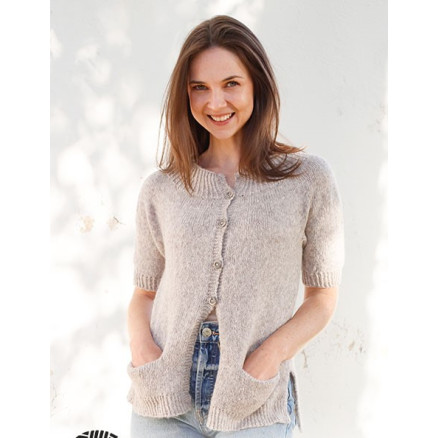 Daisy Lane Cardigan by DROPS Design - Cardigan Strikkeopskrift str. XS - XXL