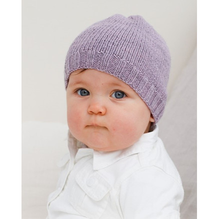 Sweetheart Beanie by DROPS Design - Baby Hue Strikkeopskrift str. 0/1 mdr - 3/4 år
