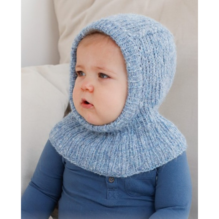 Chilly Day Balaclava by DROPS Design - Baby Elefanthue Strikkeopskrift str. 0/1 mdr - 3/4 år