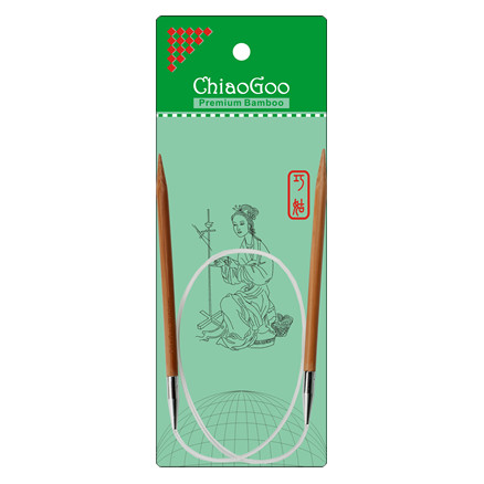 ChiaoGoo Bamboo Rundpinde Bambus 60 cm 2,5 mm Patina