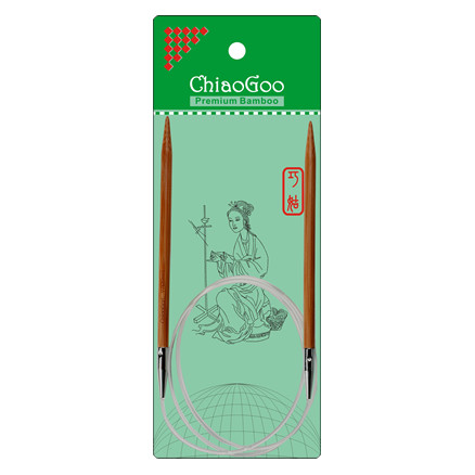 ChiaoGoo Bamboo Rundpinde Bambus 80 cm 5,5 mm Patina