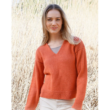 Simplicity by DROPS Design - Bluse Strikkeopskrift str. S - XXXL
