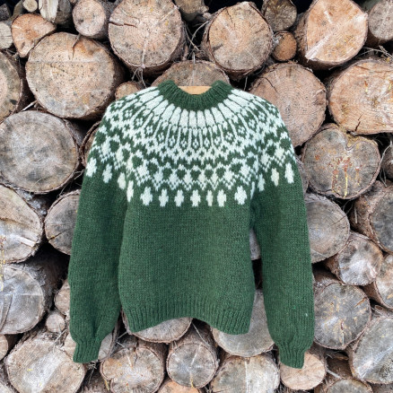 Efterårs Sweater af Knit by Nees - Garnpakke til Efterårs Sweater Str. XS - XXL