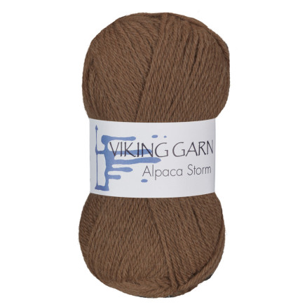 Viking Garn Alpaca Storm 509 Lysebrun