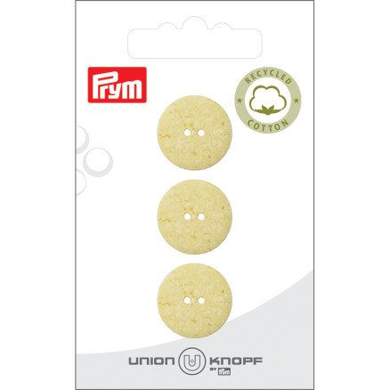 Prym Stofknap Gul 18mm - 3 stk