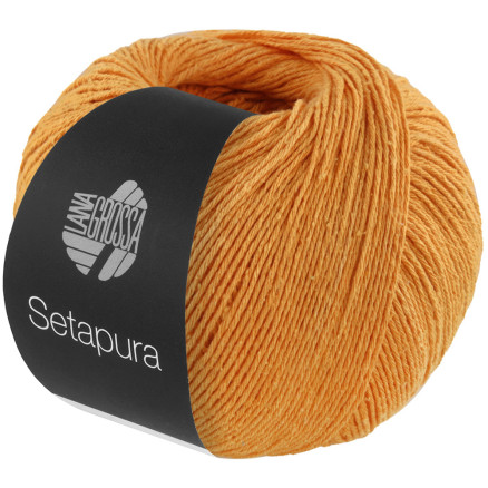 Lana Grossa Setapura Garn 10 Abrikos