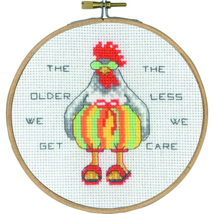 Permin Broderikit The older we get Ø13cm