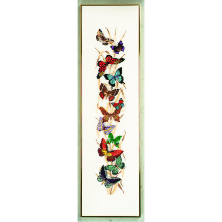 Permin Broderikit Sommerfugle 25x90cm