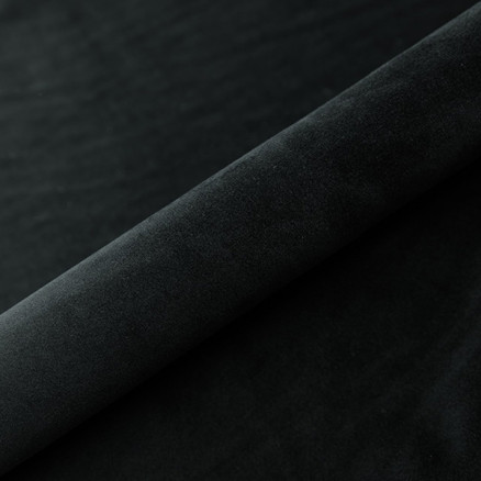 Møbelstof, Velour 142cm 2219 Sort - 50cm