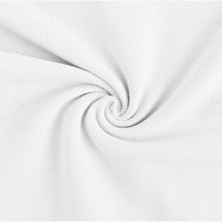 Polo Bomuldsjersey 155cm 050 Hvid - 50cm