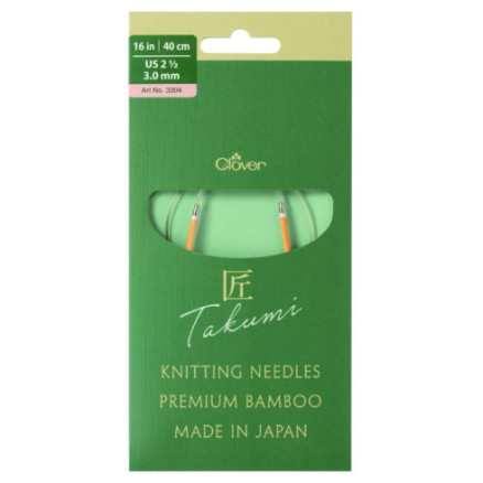 Clover Takumi Pro Rundpind Bambus m/ kuglelejer 40cm 3,0mm