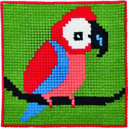 Permin Broderikit Børnestramaj Ara 25x25cm