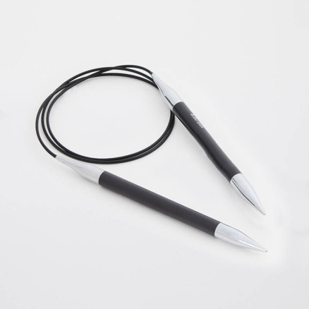 KnitPro Zing Asymmestrisk Rundpinde 25 cm 2,50mm