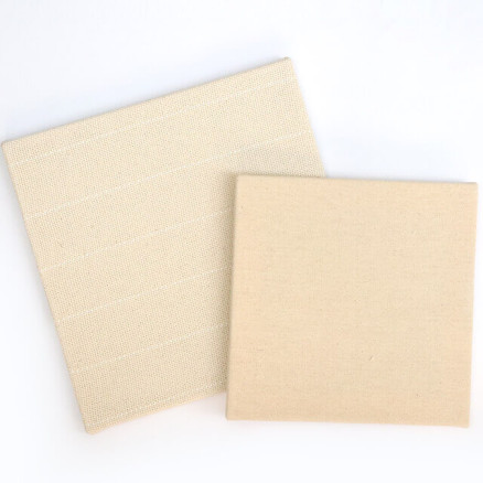 Knitpro Punch Needle Canvas på ramme - 2 stk - 25x25x1,5 og 20x20x1,5 cm