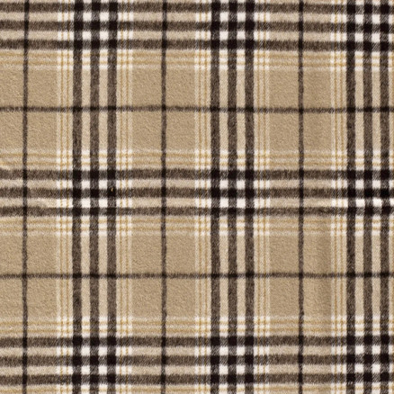 Jacquard Stof 145cm 052 - Beige med tern