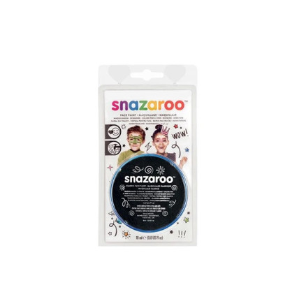 Snazaroo Sminkefarve 18ml Sort