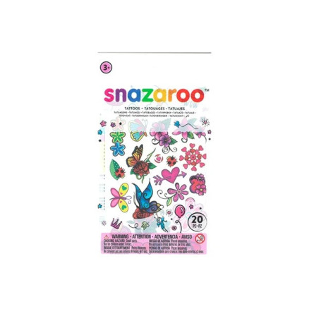 Snazaroo Tatovering forår 20stk. ass.