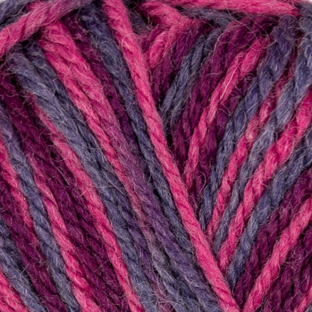 Viking Garn Norgesraggen 866 Multi Rosa/Lilla