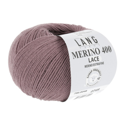 Lang Yarns Merino 400 Lace Garn 48 Gammelrosa