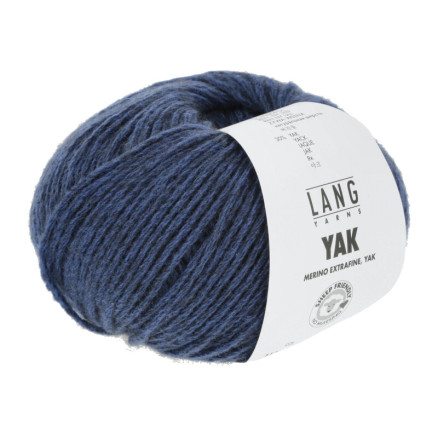 Lang Yarns Yak Garn 06 Blå