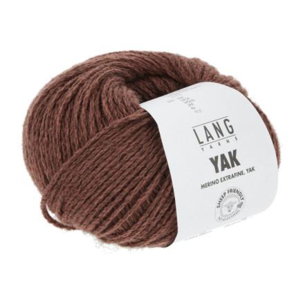 Lang Yarns Yak Garn 62 Vinrød