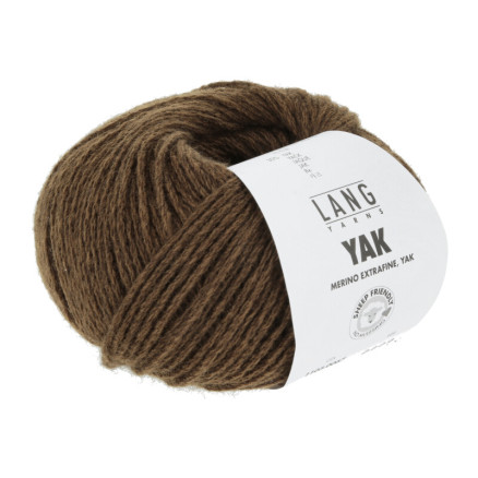Lang Yarns Yak Garn 67 Lys Brun