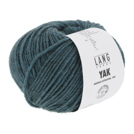 Lang Yarns Yak Garn 74 Søblå
