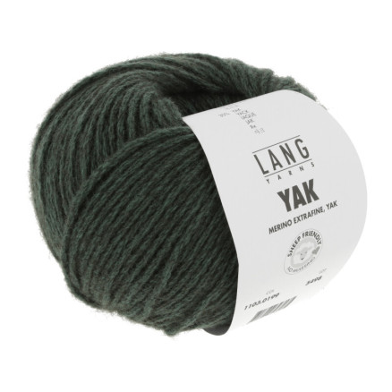 Lang Yarns Yak Garn 199 Armygrøn Melange
