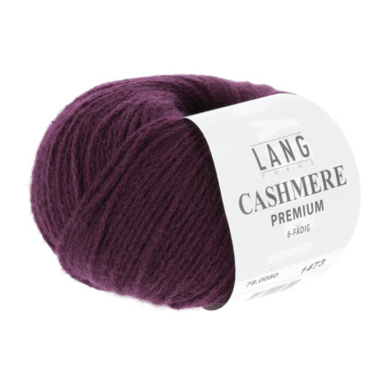 Lang Yarns Cashmere Premium Garn 80 Vinrød