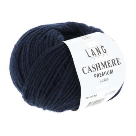 Lang Yarns Cashmere Premium Garn 25 Marine