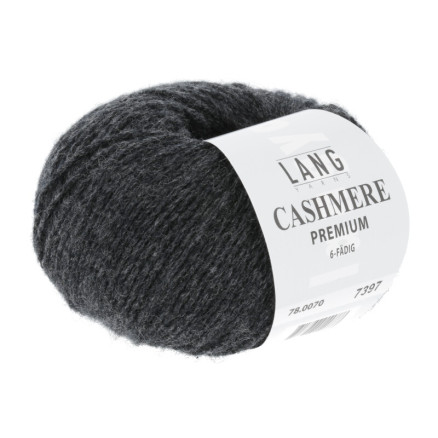 Lang Yarns Cashmere Premium Garn 70 Antracit Melange